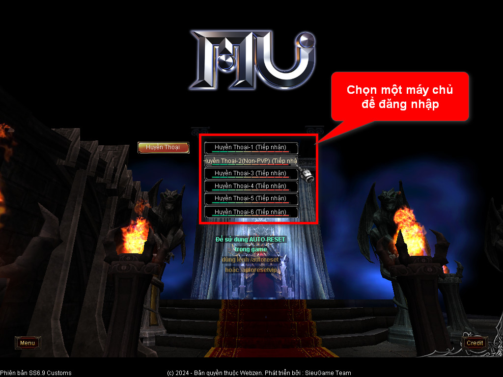 Chức năng chính của Game MU Thiên Bảo